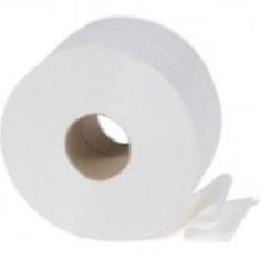 Jumbo WC-papír - 2 rétegű, fehér, 24 cm, 6 tekercs