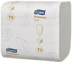 Tork Összehajtogatott WC-papír - T3, 2 rétegű, fehér, 30x252 db
