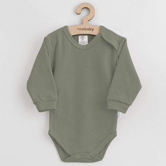 NEW BABY Lazán öltözött zöld pamut bodysuit - 74 (6-9m)