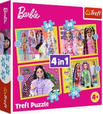 Trefl Puzzle Merry World Barbie 4 az 1-ben (35,48,54,70 darab)