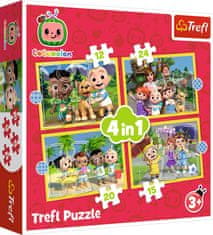 Trefl Puzzle Cocomelon: Meet 4 az 1-ben (12,15,20,24 darab)