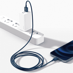 BASEUS Superior USB töltőkábel, 2,4 A, 1 m, kék (CALYS-A03) (CALYS-A03)