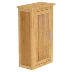 Eisl bambusz magasszekrény ajtóval 40 x 20 x 70 cm 438821