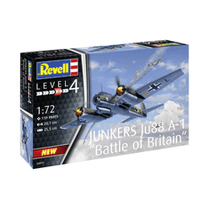 REVELL Junkers Ju88 A-1 Battle of Britain repülőgép műanyag modell (1:72) (04972)