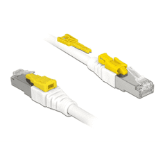 DELOCK S/STP Cat6A Secure Patch kábel 0.5m Fehér (85330)