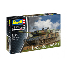 REVELL Leopard 2 A6M+ tank Műanyag modell (1:35) (03342)