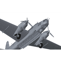 Airfix Vickers Wellington Mk.II vadászrepülőgép műanyag modell (1:72) (08021)