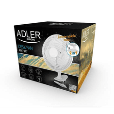 Adler AD 7317 Asztali ventilátor - Fehér (AD7317)