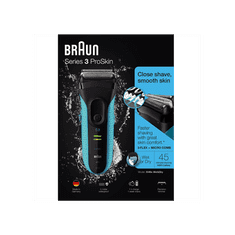 BRAUN Series 3 ProSkin 3045s Szitaborítású vágófejes borotva Vágó Fekete, Kék (3 3045 WD PROSKIN)