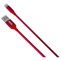 USB 2.0 apa - Lightning apa Adat- és töltőkábel 1m - Piros (YCU 611 RD)
