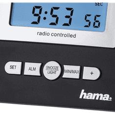 Hama EWS-800 Fekete, Ezüst LCD Akkumulátor (186355)