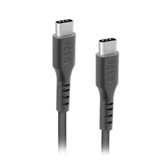 SBS TECABLETCC20K USB-C apa - USB-C apa 2.0 Adat és töltő kábel - Fekete (1.5m) (TECABLETCC20K)