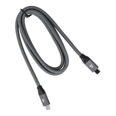 CB901 USB-C apa - USB-C apa 3.2 Adat és töltő kábel - Szürke (1m) (CB901)