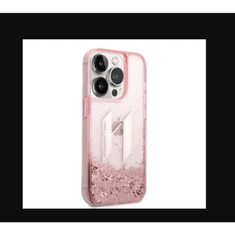 Karl Lagerfeld Apple iPhone 14 Pro Hátlapvédő Tok - Rózsaszín (KLHCP14LLBKLCP)