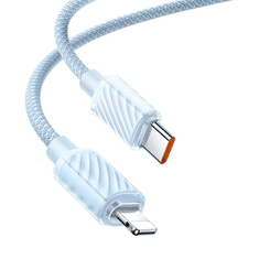 Mcdodo CA-3664 USB-C apa - Lightning apa 2.0 Adat és töltő kábel - Kék (2m) (CA-3664)