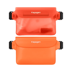 Spigen Aqua Shield Univerzális Vízálló Táska - Narancssárga (2db / csomag) (AMP06021)