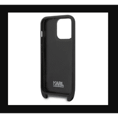 Karl Lagerfeld Apple iPhone 14 Pro Hátlapvédő Tok - Fekete (KLHCP14LSTMMK)