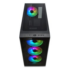 Fractal Design Define S2 Vision RGB Számítógépház - Fekete (FD-CA-DEF-S2V-RGB-BKO-TGD)