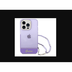 Guess Apple iPhone 14 Pro Hátlapvédő Tok - Lila (GUHCP14LHGCOHU)