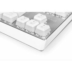 Modecom Volcano Lanparty Pudding RGB (Brown Switch) Gaming Billentyűzet Fehér - Angol (US) (K-MC-LANPARTY-U-RGB-BROWN-200-P)