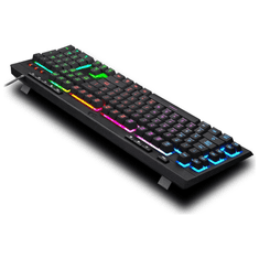 Redragon K512 Shiva RGB Vezetékes Gaming Billentyűzet - (US) (K512RGB BLACK)