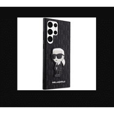 Karl Lagerfeld Samsung Galaxy S23 Ultra Hátlapvédő Tok - Fekete (KLHCS23LSAKLHKPK)