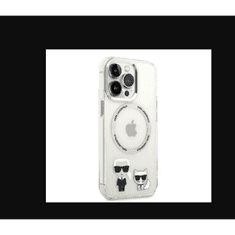 Karl Lagerfeld Apple iPhone 14 Pro Hátlapvédő Tok - Átlátszó (KLHMP14LHKCT)