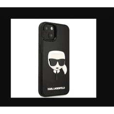 Karl Lagerfeld Apple iPhone 14 Plus Hátlapvédő Tok - Fekete (KLHCP14MKH3DBK)