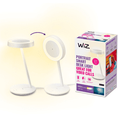 WiZ 8720169072695 intelligens fényerő szabályozás Intelligens asztali lámpa Wi-Fi Fehér 10 W (929003296801)