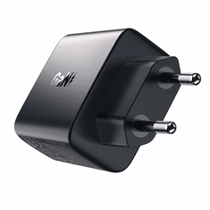 AceFast A57 2x USB-A / USB-C GaN Hálózati töltő - Fekete (35W) (A57)