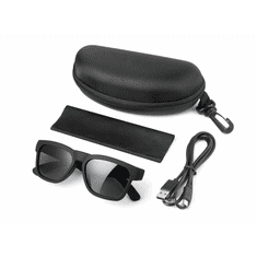 Technaxx MusicMan Sound Glasses Elegance BT-X58 Wireless Headset - Fekete (BT-X58)