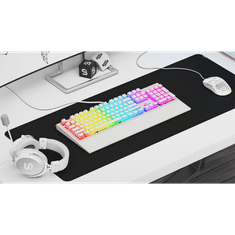 SPC Gear GK650K Omnis Kailh RGB Onyx White Pudding Edition (Brown Switch) USB Gaming Billentyűzet - Angol (US) (SPG122)