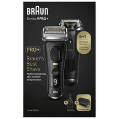 BRAUN Series 9 Pro+ 9590cc Wet & Dry Szitaborítású vágófejes borotva Vágó Fekete (218245)