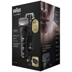 Braun Series 9 Pro+ 9590cc Wet & Dry Szitaborítású vágófejes borotva Vágó Fekete