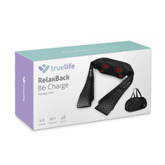 RelaxBack B6 Charge Infrás Nyakmaszírozó masszázspárna (TLBMMRBB6CHBA)