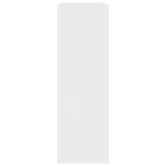 Vidaxl fehér szerelt fa könyvespolc 60 x 24 x 76 cm 800855
