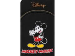 sarcia.eu Mickey Mouse Disney fekete kézitáska/válltáska, arany elemekkel 12x18x6 cm