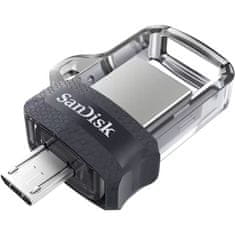 SanDisk Ultra Dual Drive 64GB USB 3.0 Ezüst Pendrive SANDISKSDDD3-064G-G46