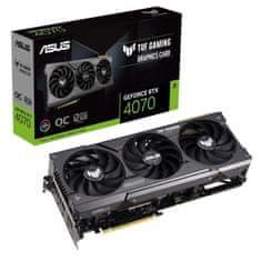 ASUS GeForce RTX 4070 TUF Gaming OC Edition TUF-RTX4070-O12G-GAMING 12GB GDDR6X Videokártya