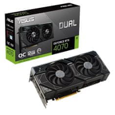 ASUS GeForce RTX 4070 Dual OC Edition DUAL-RTX4070-O12G 12GB GDDR6X Videokártya