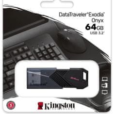 Kingston DataTraveler Exodia Onyx 64GB USB 3.2 Gen 1 Fekete Pendrive DTXON/64GB