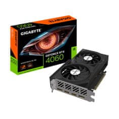 GIGABYTE GeForce RTX 4060 WINDFORCE OC GV-N4060WF2OC-8GD 8GB GDDR6 Videokártya