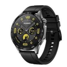 Huawei 55020BGS Watch GT 4 46mm Ezüst-fekete Okosóra