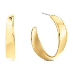 Calvin Klein Divatos aranyozott karika fülbevaló Ethereal Metals 35000534