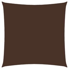 Vidaxl barna négyzet alakú oxford-szövet napvitorla 3 x 3 m (135797)