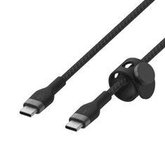 Belkin BOOST CHARGE PRO Flex USB-C - USB-C kábel 3m fekete (CAB011bt3MBK) (CAB011bt3MBK)