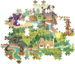 Clementoni Puzzle Story Maps: Hófehérke 1000 darab