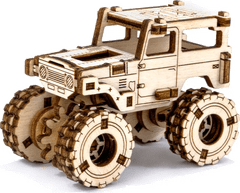 Wooden city 3D puzzle Szupergyors Monster Truck 5