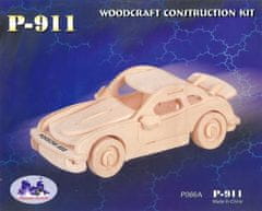 Fából készült játék, WCK 3D puzzle Porsche 911 kicsi