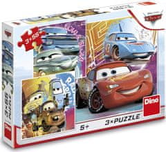 DINO Puzzle Cars: kamarádii 3x55 darab